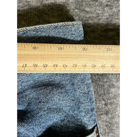 Levis 517 ‎ Bootcut Jeans  Blue Dark Washed Denim Mens Size 40x30 - Picture 3 of 11